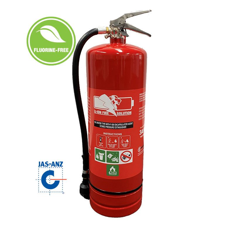 Buy 9L Lithium Ion Battery Fire Extinguisher Online