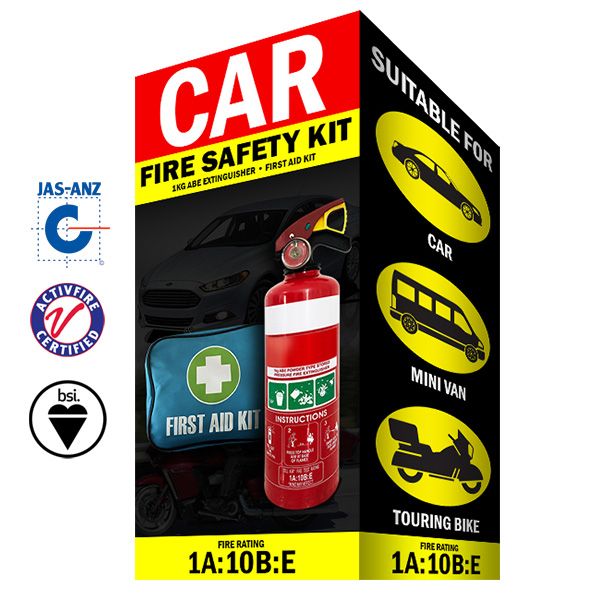 Automobile deals fire extinguisher