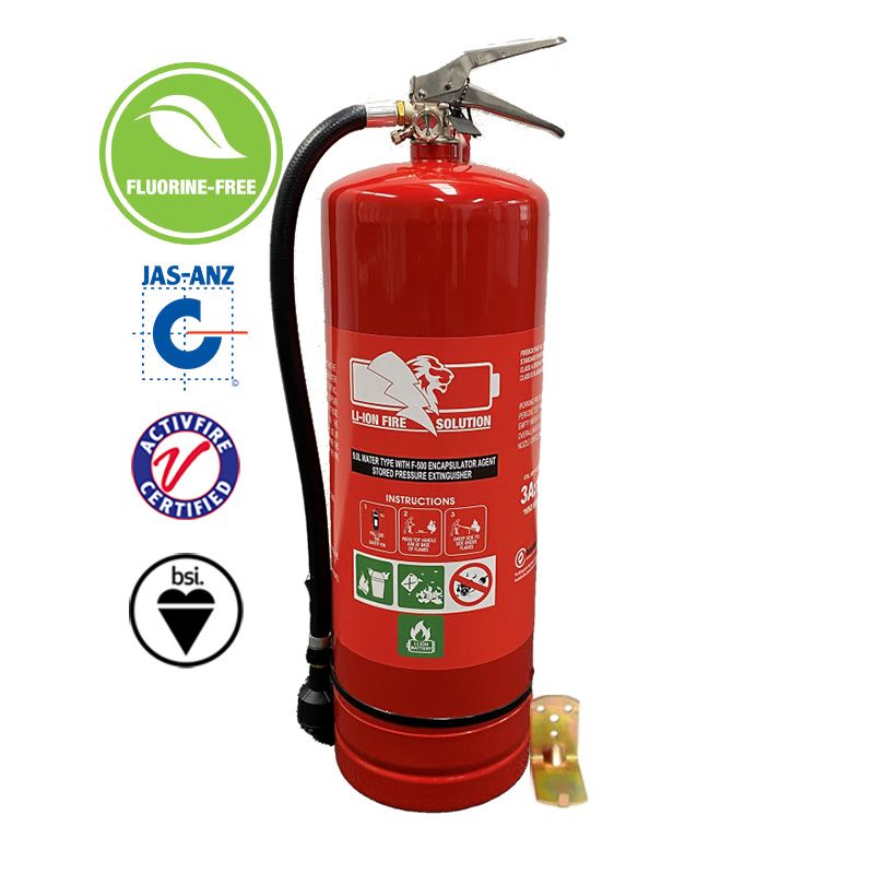 Buy 9L Lithium Ion Battery Fire Extinguisher Online