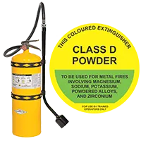 Class d hot sale fire extinguisher